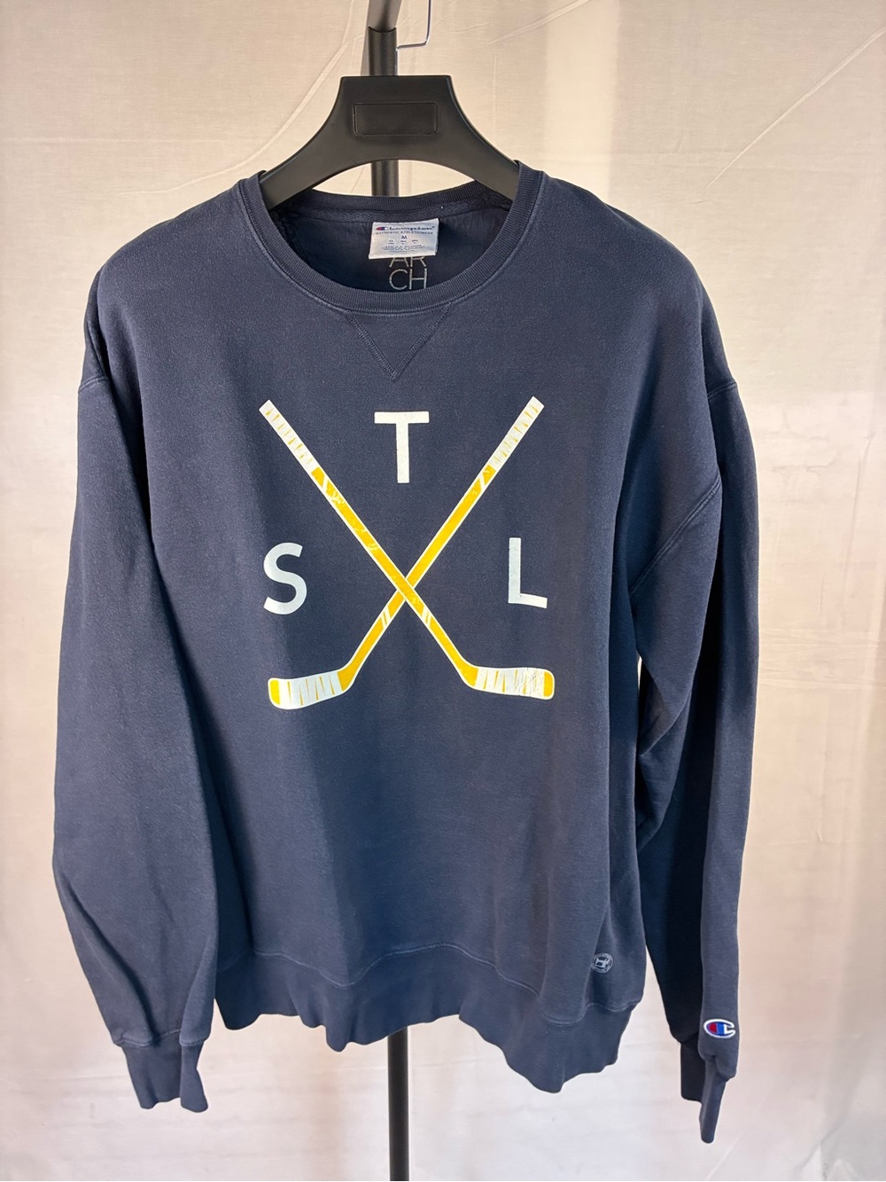 Arch Apparel St. Louis Hockey Sticks Champion Sweatshirt M
